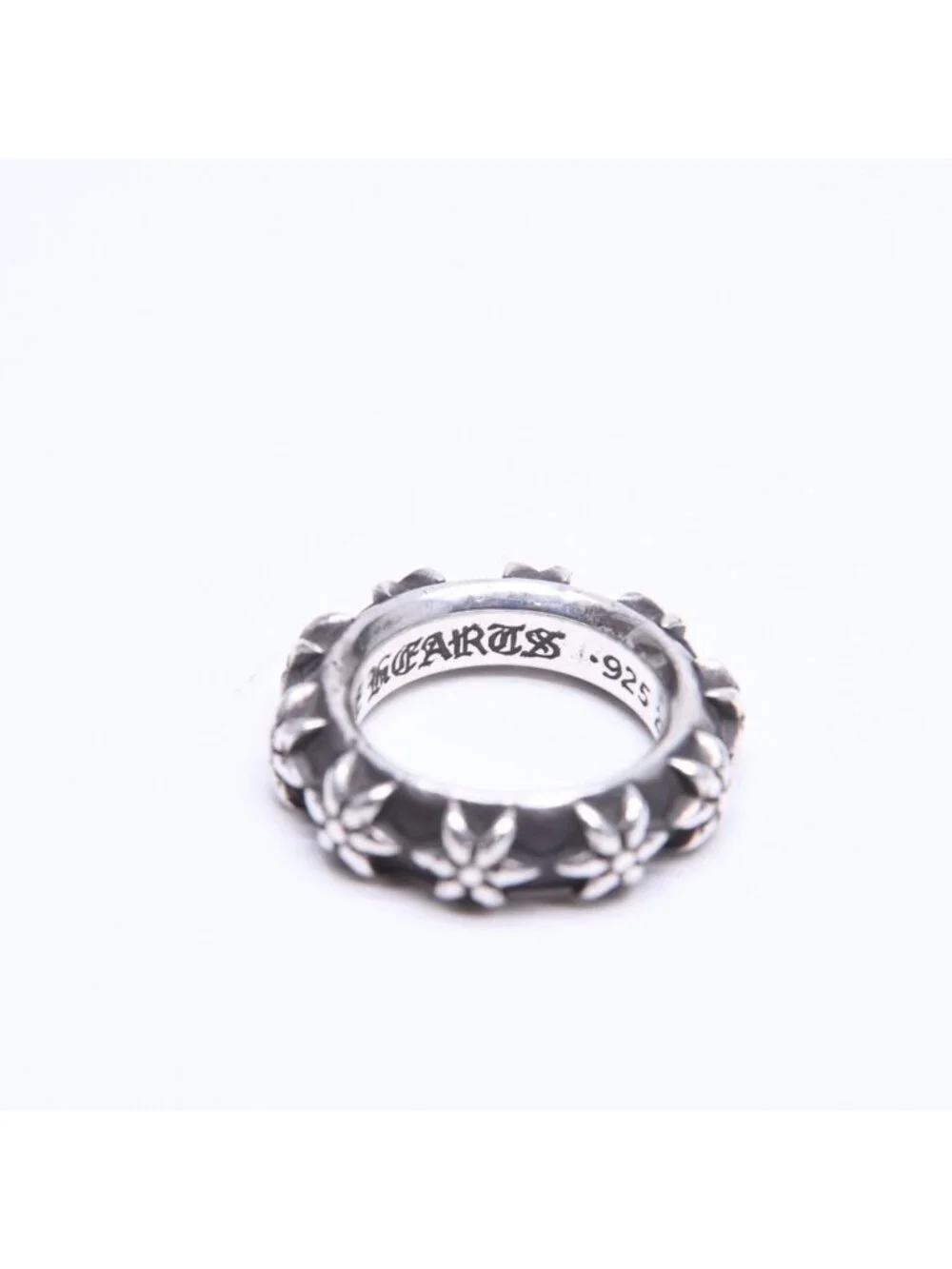 Chrome Hearts Star Band Ring 925 Sterling Silver